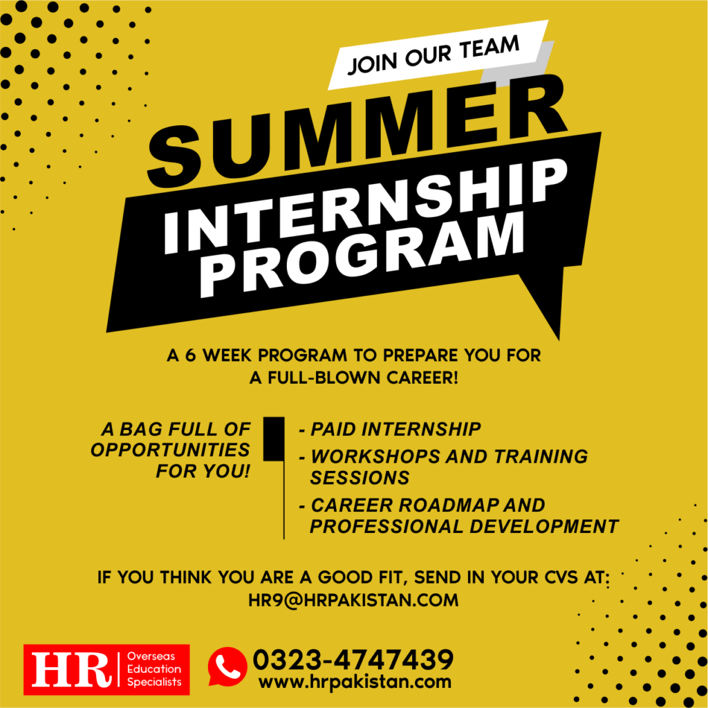 Summer Internship Programme – HR Consultants – Financial Aid and Career ...